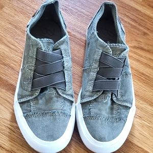 New Army Green Blowfish Marley slip-on sneaker